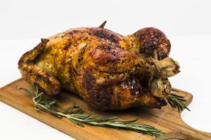 Bar Los Naranjos Mijas Marmite falvoured Roast Chicken